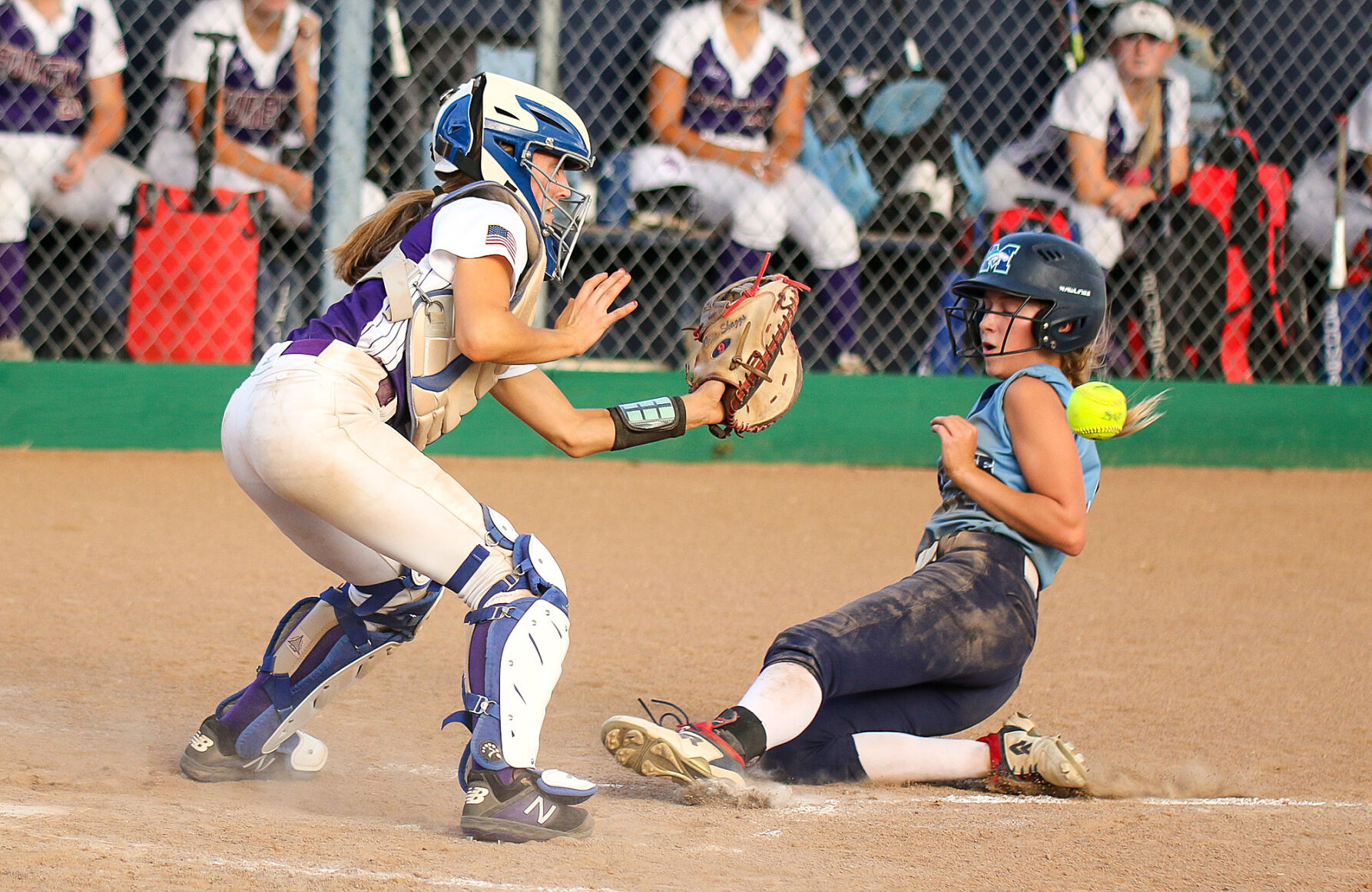 Marquette vs. Eureka softball
